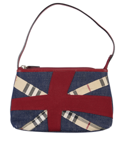 Union Jack Pochette, Denim, Blue, T-02-1, 3*